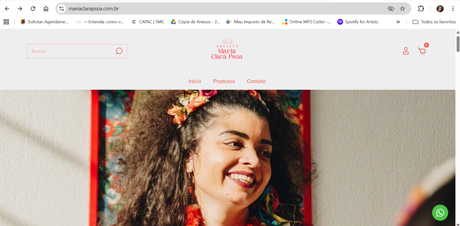 Carta de lançamento do meu novo site